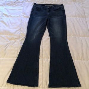 American Eagle High Rise Bell Bottoms
